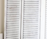 candle wax distressed shutters