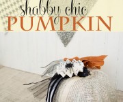 shabbychic pumpkin makeover