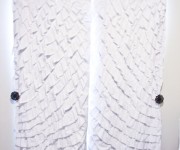 angled ruffled curtains