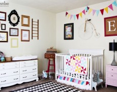 vintage circus nursery room
