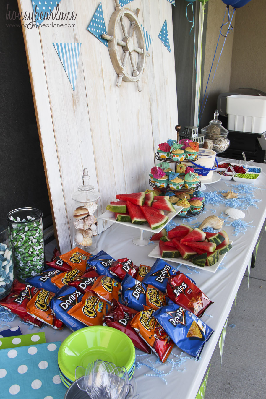 Water Themed Birthday Party HoneyBear Lane