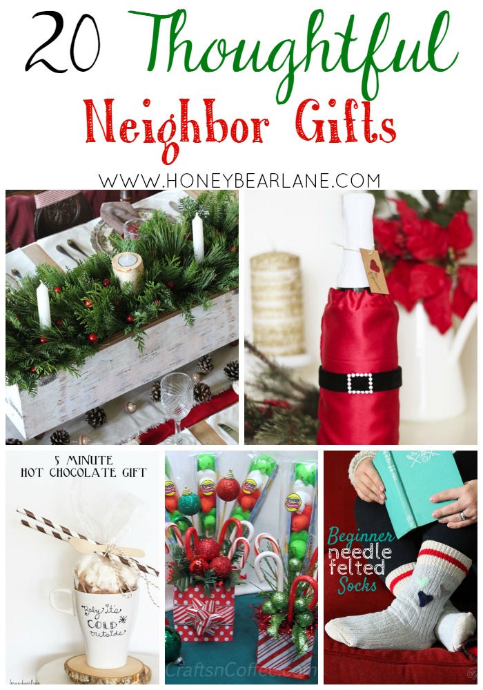 20 Thoughtful Neighbor Gift Ideas - HoneyBear Lane
