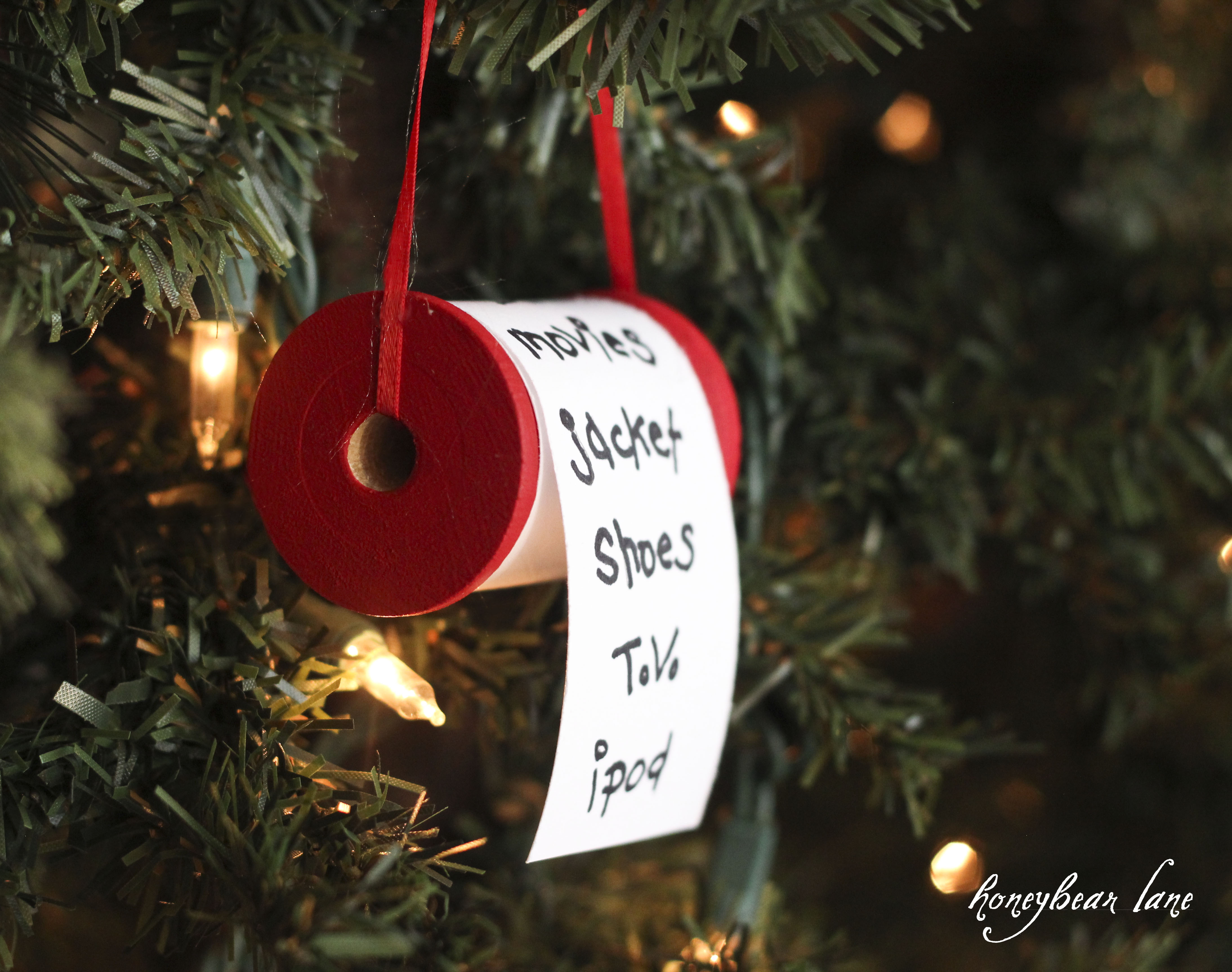 Make a Christmas List Ornament! - Honeybear Lane