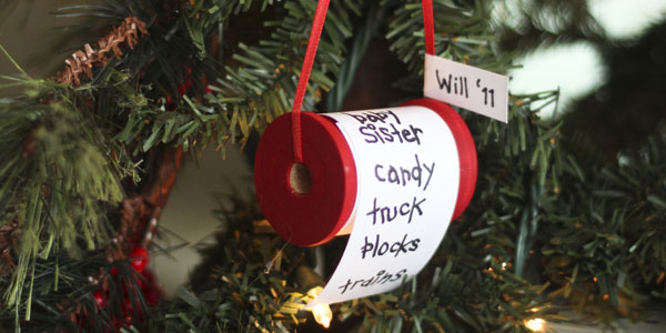 Make a Christmas List Ornament!