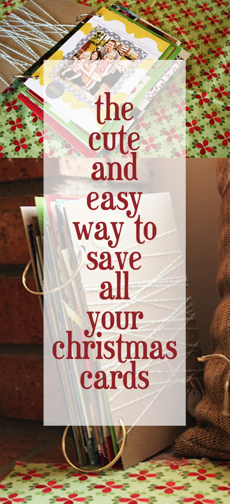 How to Save Your Christmas Cards