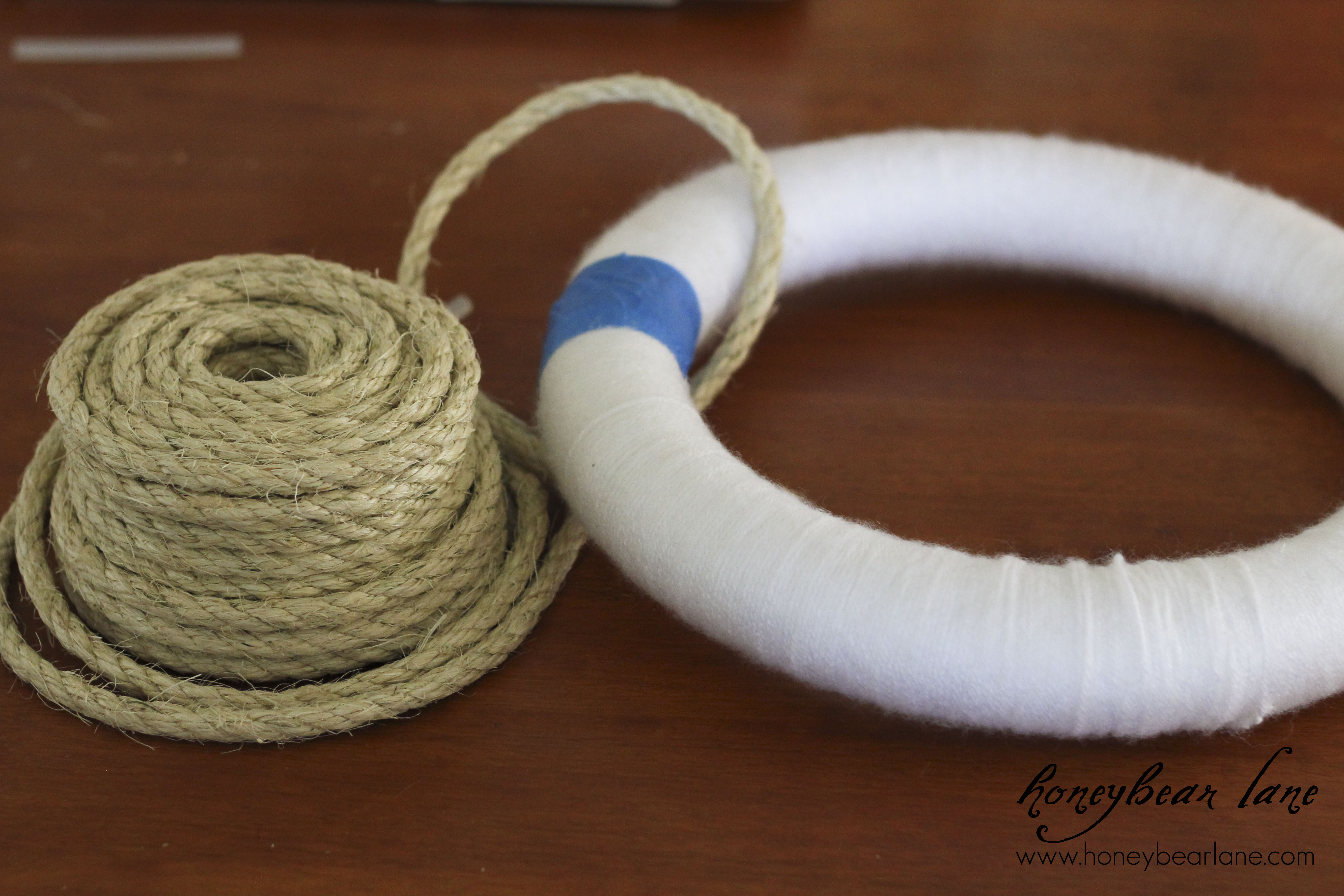 Sisal Rope Wreath Tutorial - Honeybear Lane