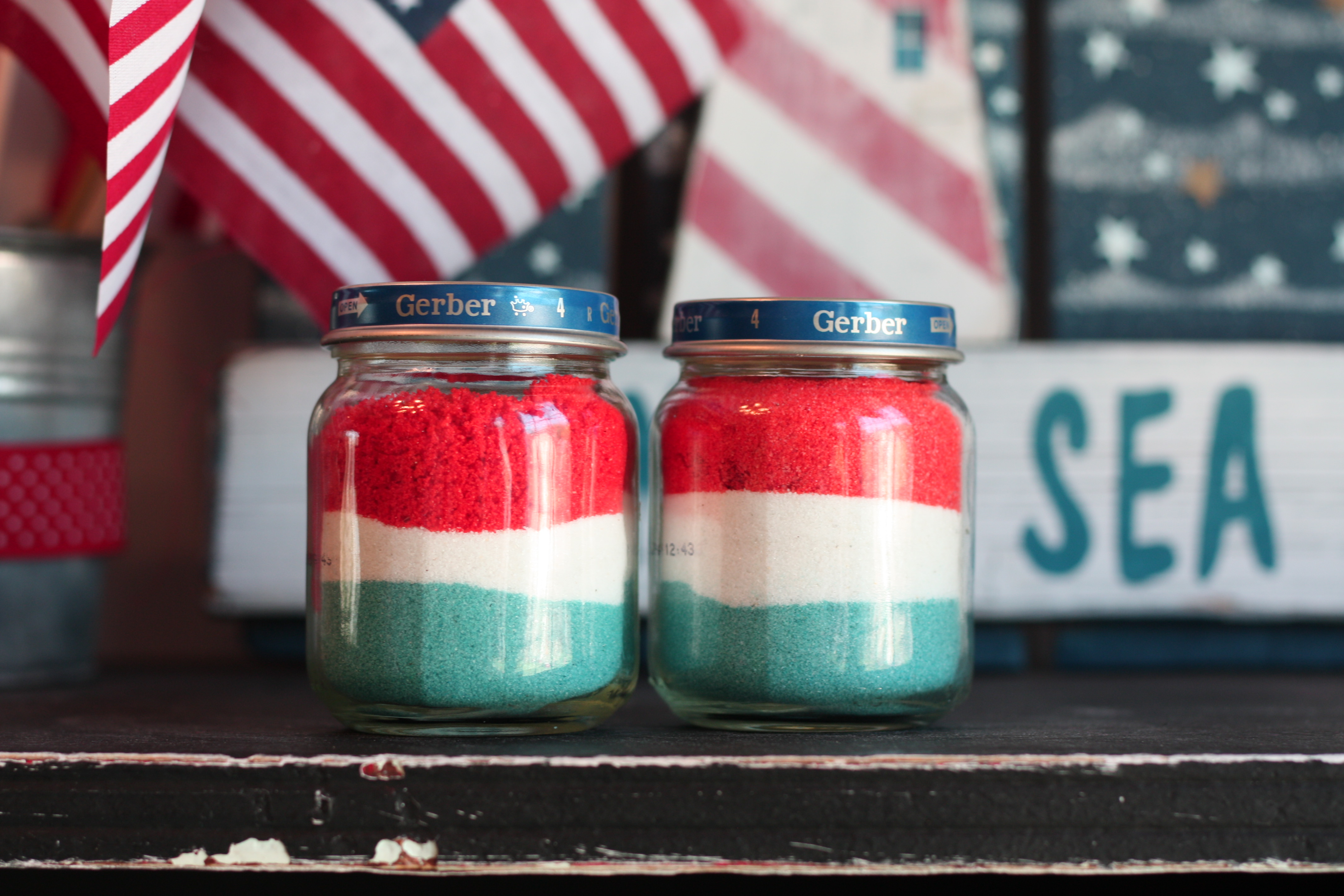 Sand art 4th of july edition kids craft honeybear lane