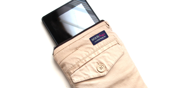 Make an eReader Case Out of Old Pants!