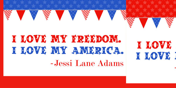 4th of July Printables