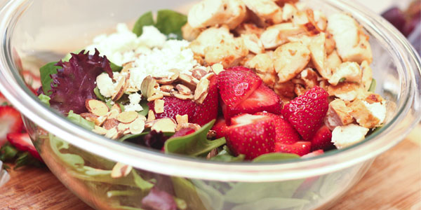 Quick and Easy Strawberry Chicken Salad