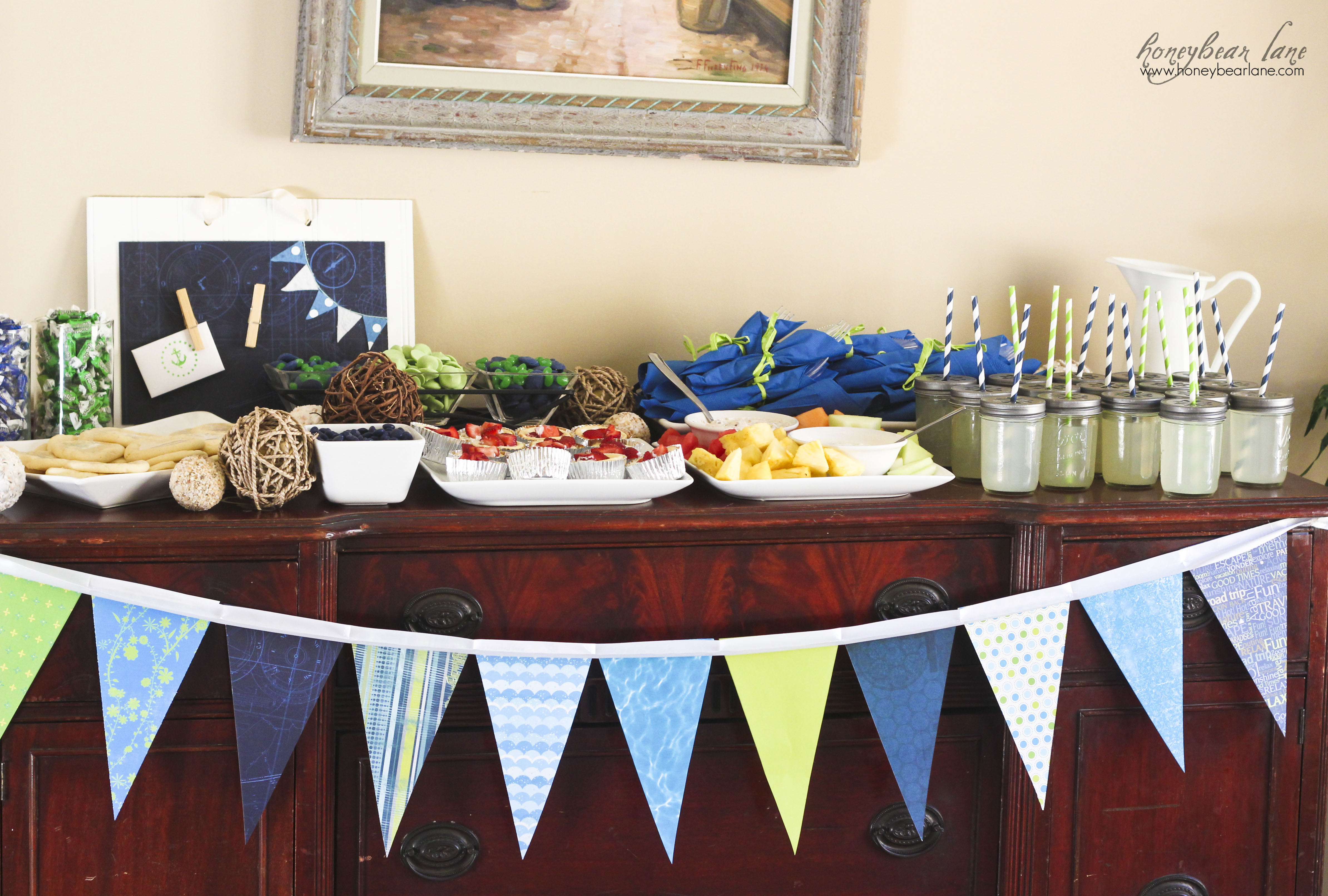 Nautical Birthday Decorations - Perfect for a Baby Shower or