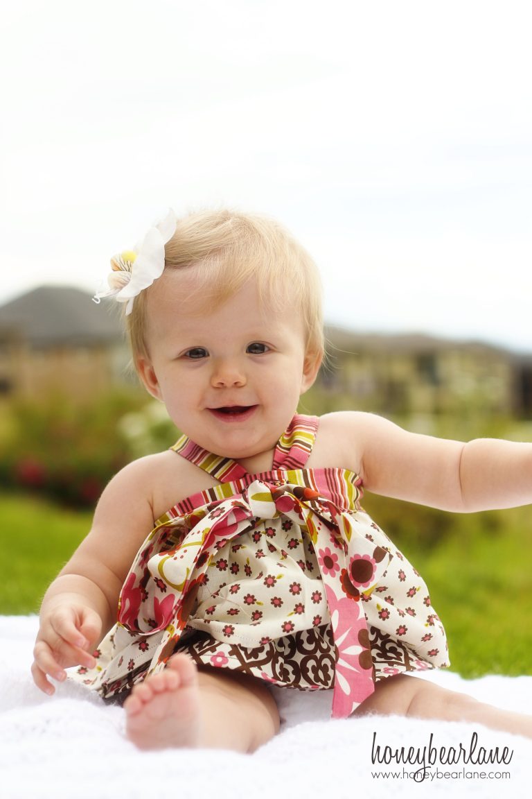 sewing for babies: apron halter top