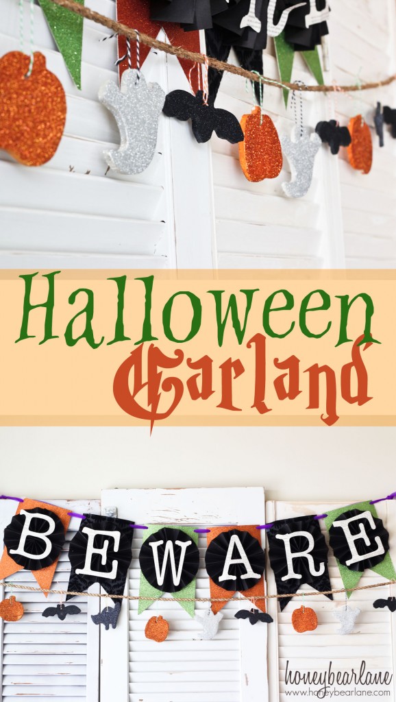 Halloween salt dough garland