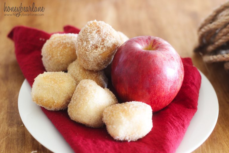 SUPER FAST Cider Spiced Donut Holes