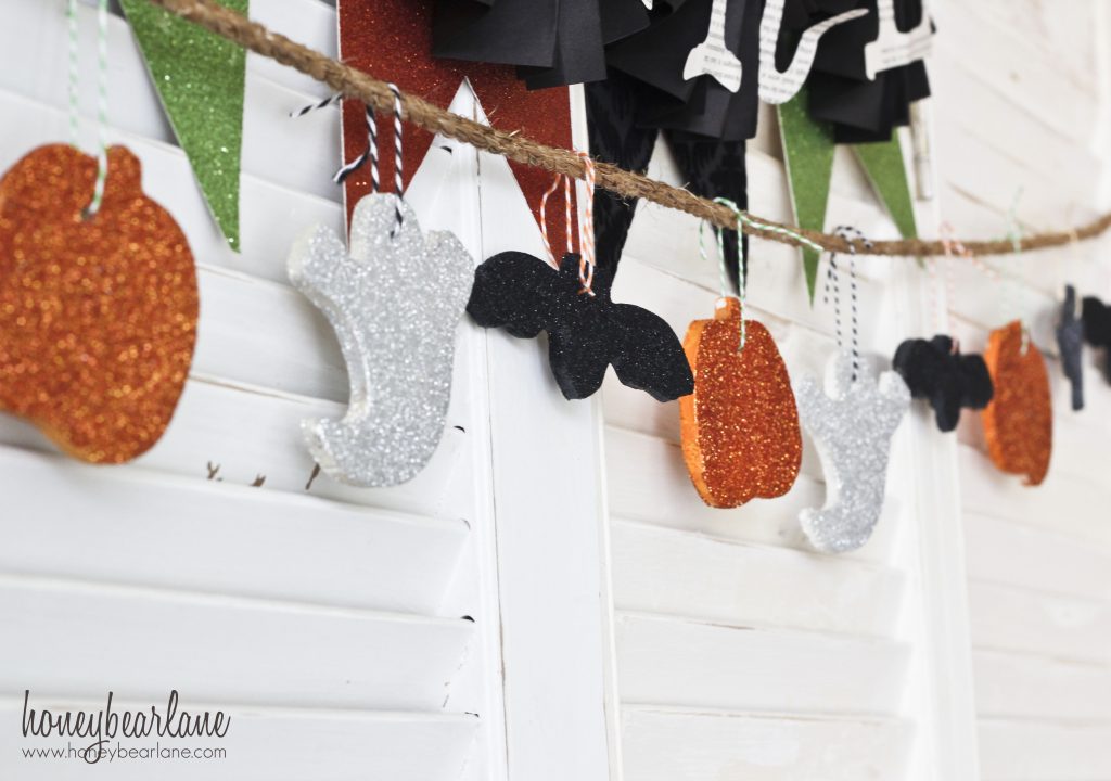 halloween salt dough garland