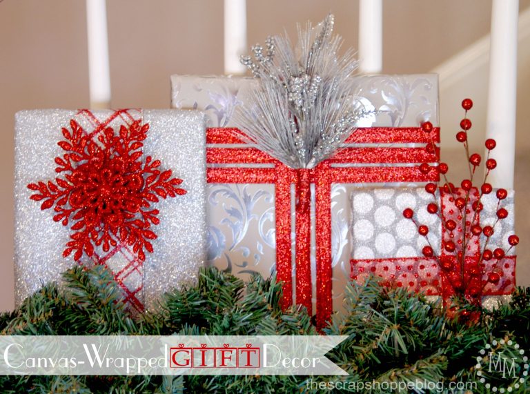 Faux Wrapped Presents Decorations