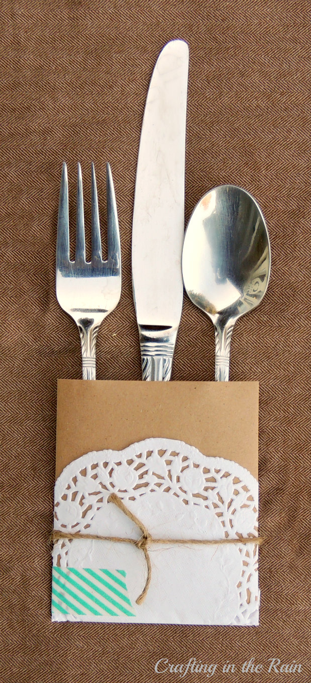 Doily and Paper Utensil Wrappers