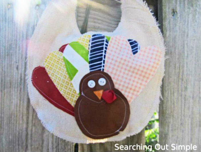 Scrappy Turkey Bib