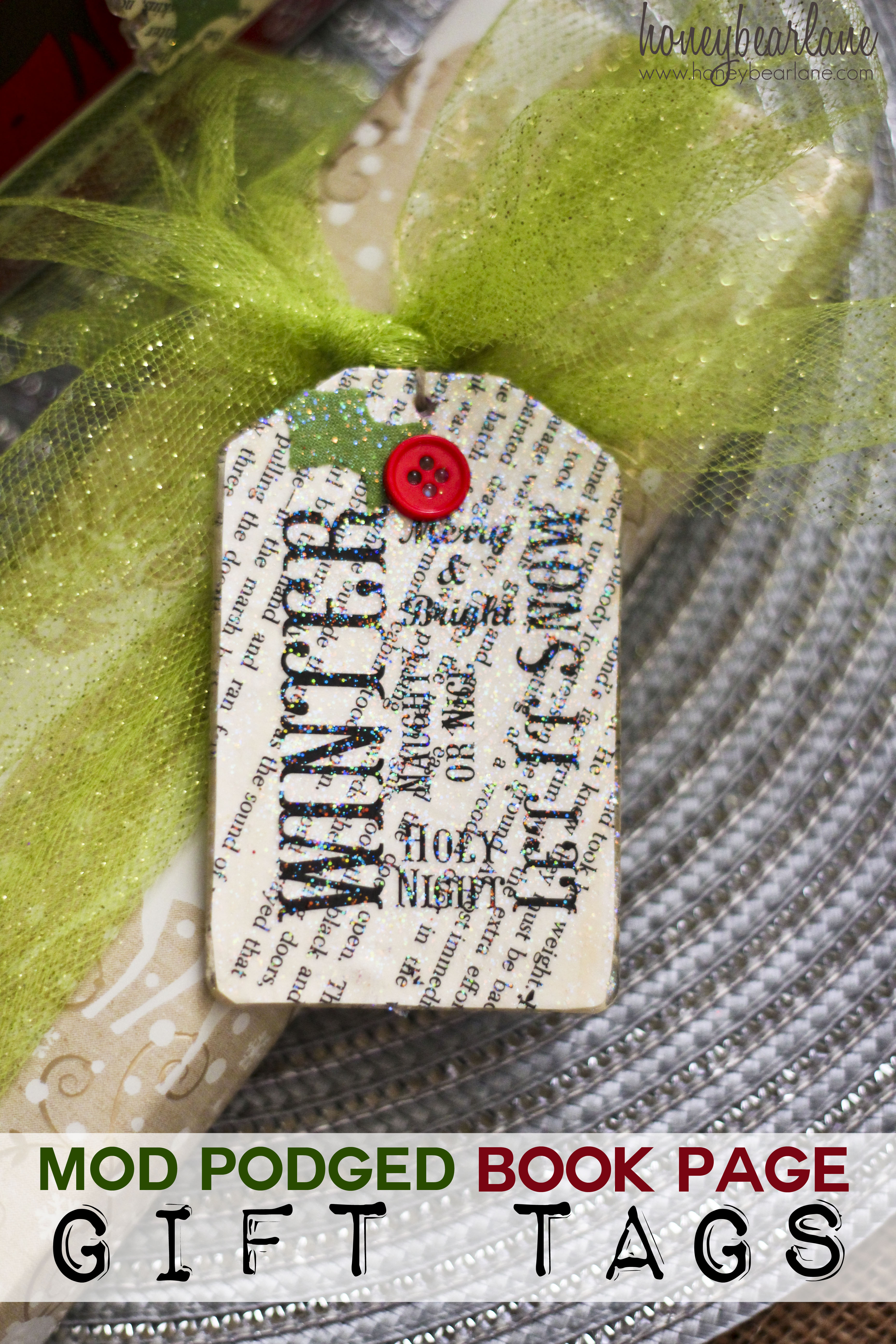 Mod Podge Gift Tags