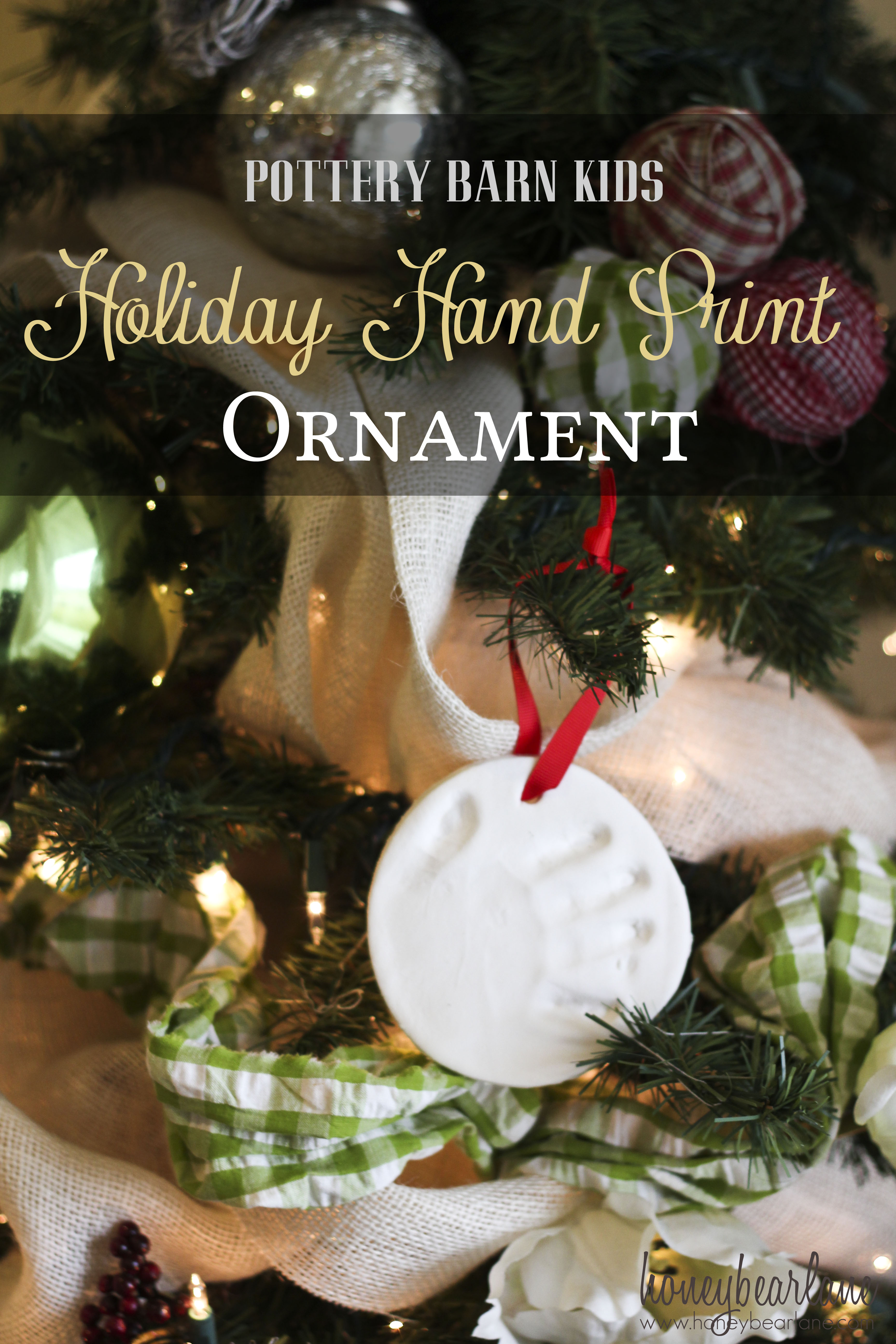 Holiday Handprint Ornaments by Pottery Barn Kids pic