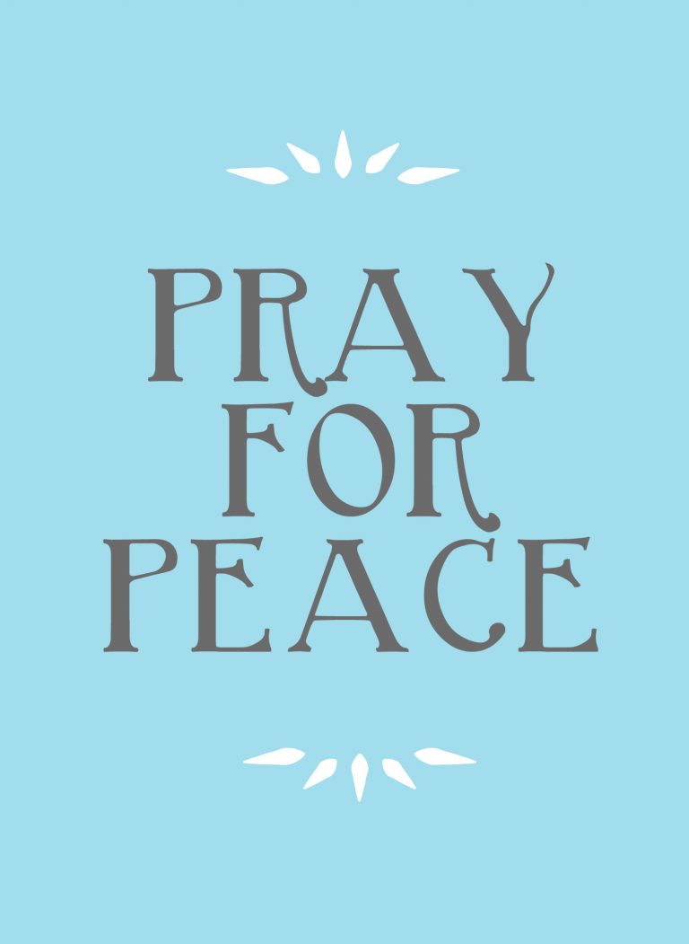 Praying For Peace–in Memorium