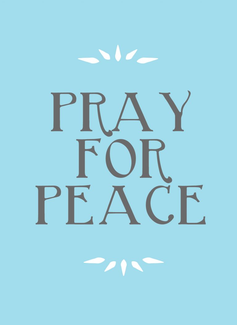 Praying For Peace–in Memorium