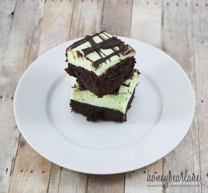 Mint Chocolate Butter Bars