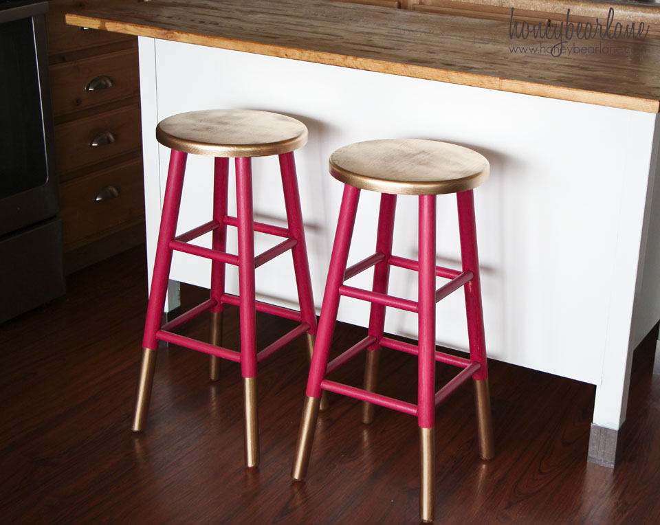 Mod Podge Barstools