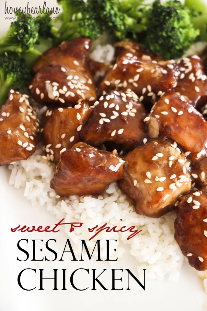 sweet and spicy sesame chicken