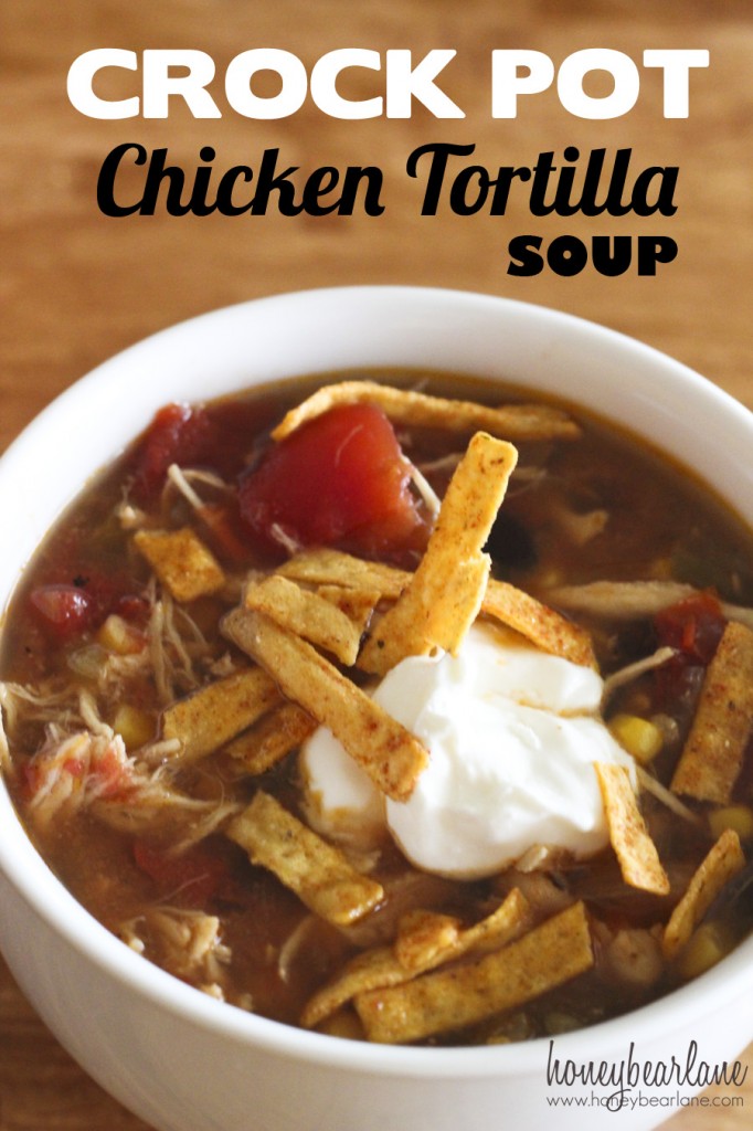 Crock Pot Chicken Tortilla Soup