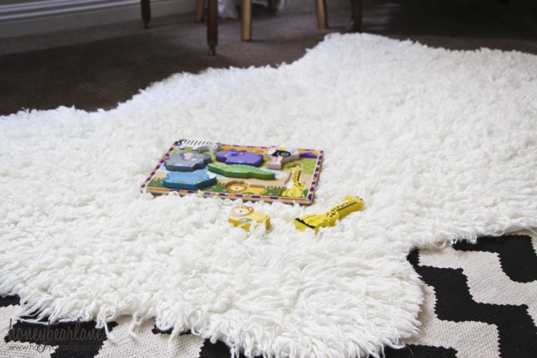 Make a Faux Sheepskin Rug