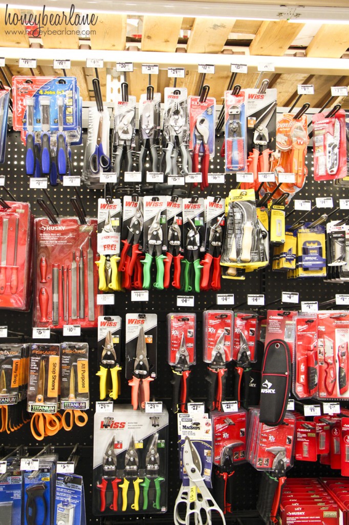 tin snips at home depot