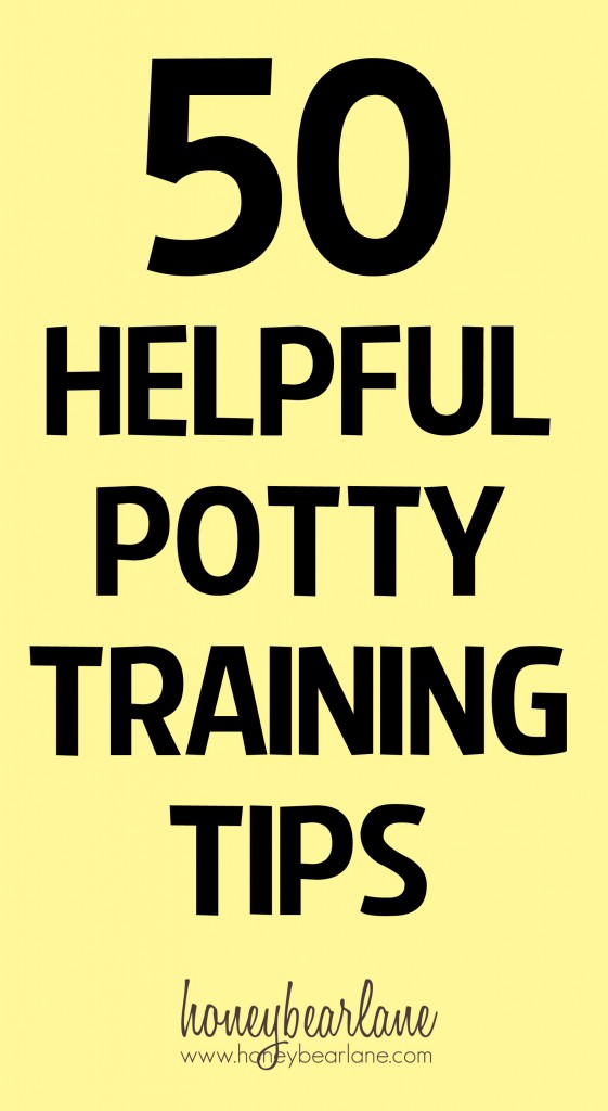 50 helpful potty training tips