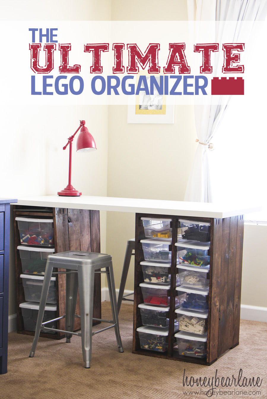 Lego sales desk ideas