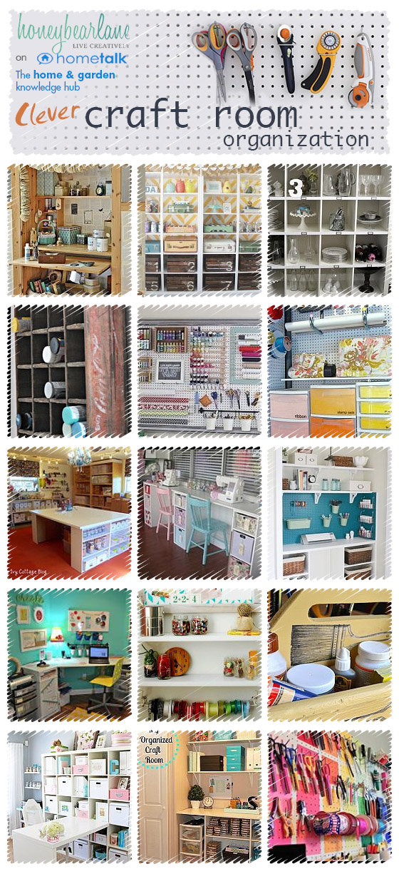 25 Ideas for Craft Room Organization