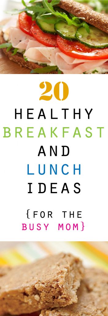 20 healthy breakfast and lunch ideas