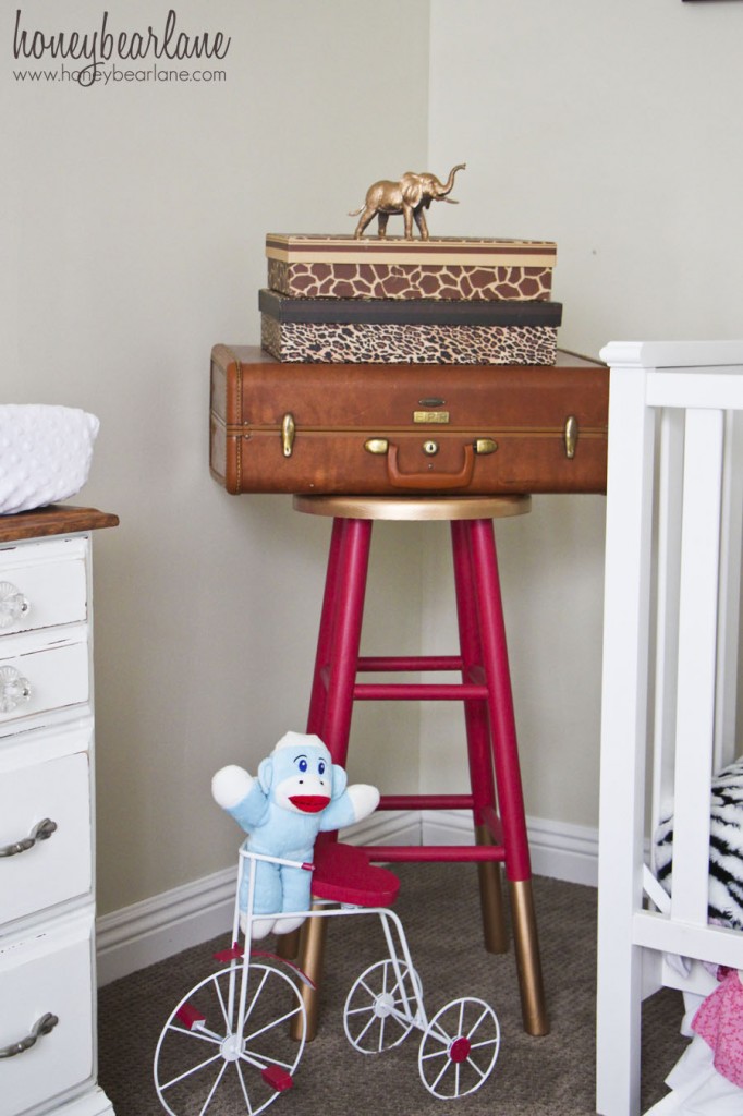 vintage circus stool