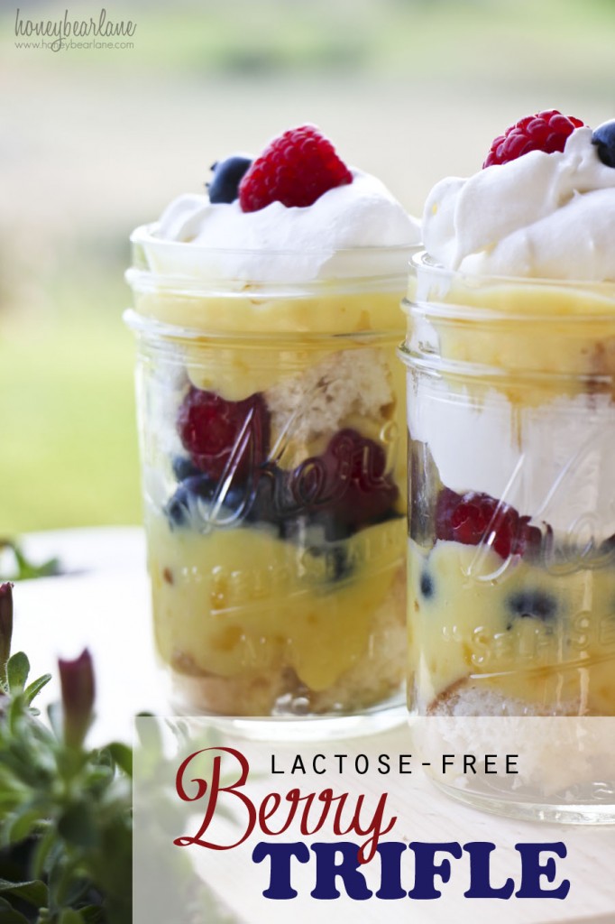 Lactose Free Berry Trifle