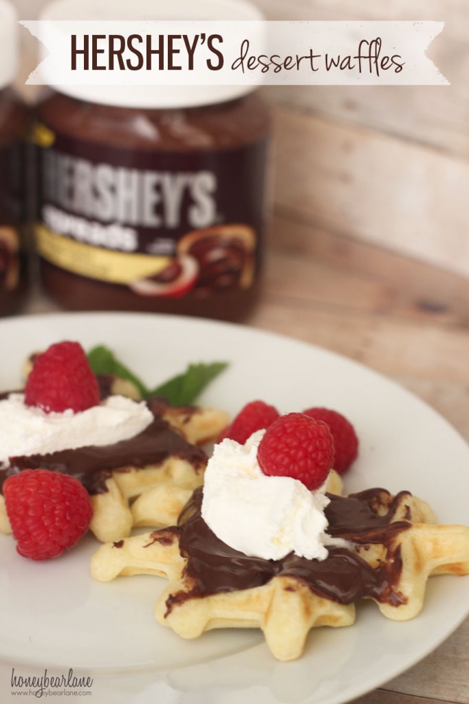 Hershey's Dessert Waffles #SpreadPossibilities #hersheysheroes
