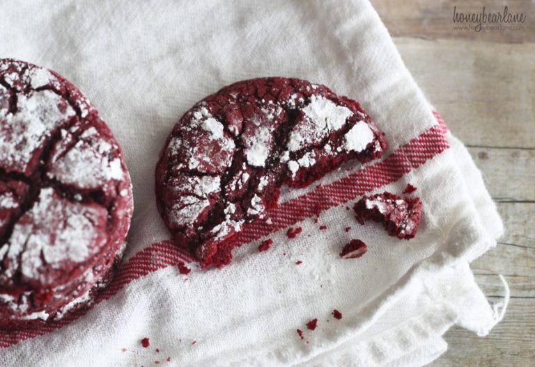 Red Velvet Cake Mix Cookies