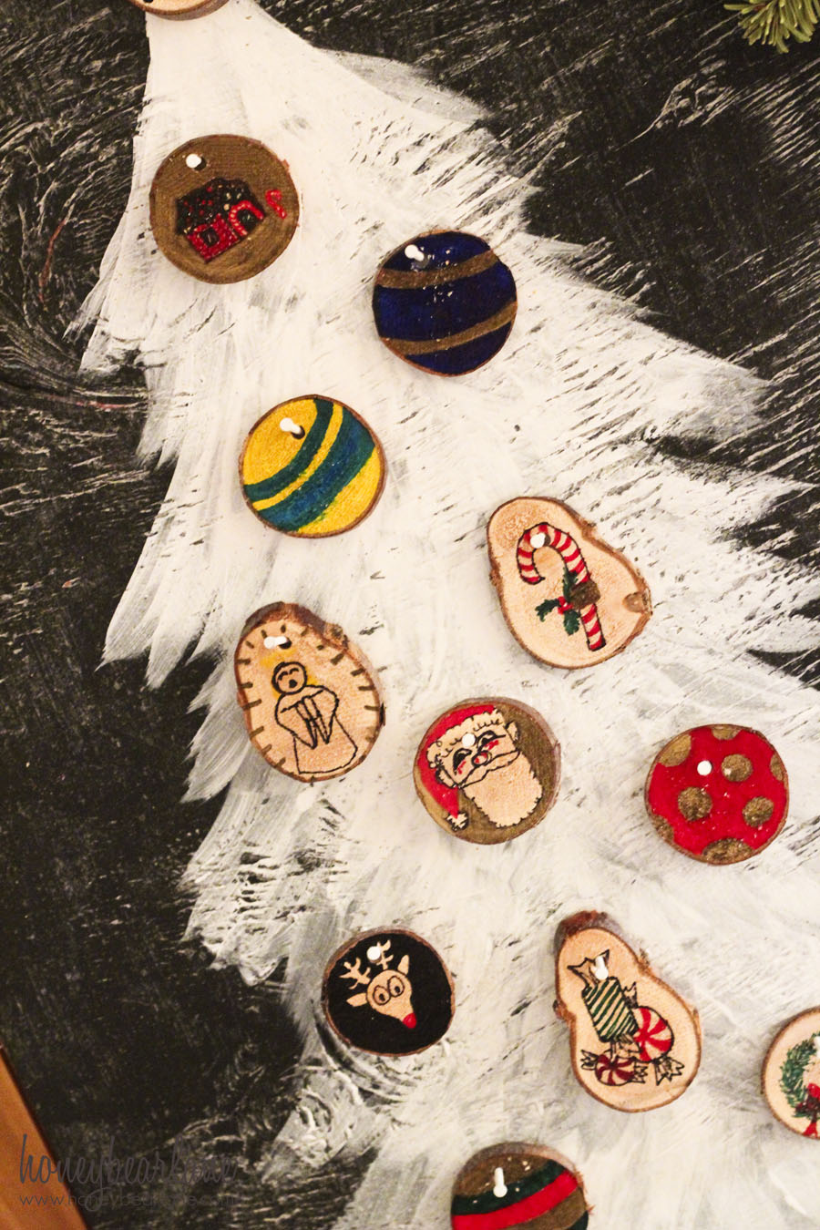 Rustic Advent Calendar Honeybear Lane