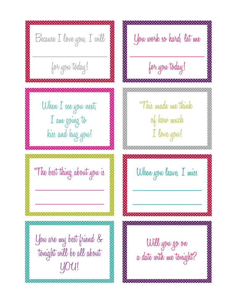 14 Days of Love Printables