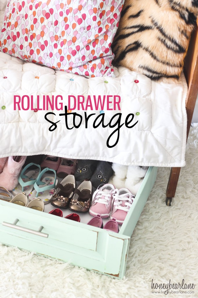 rolling drawer storage