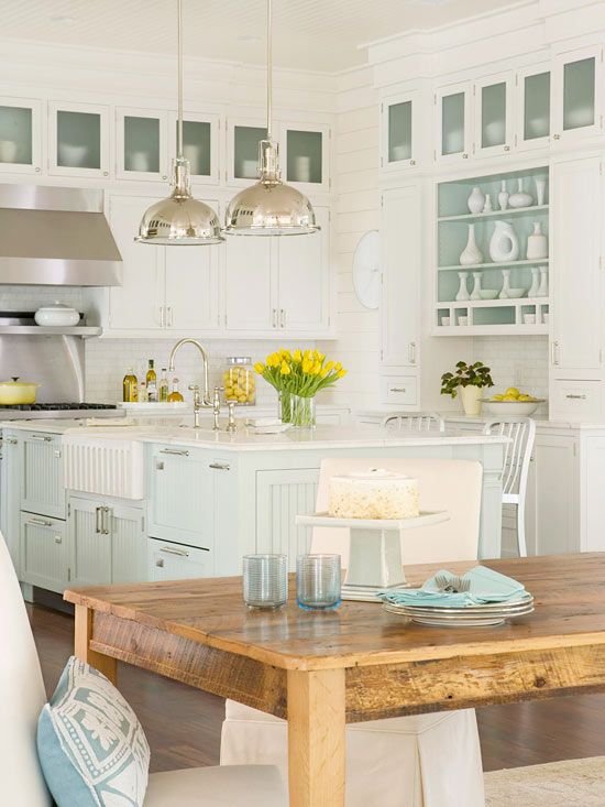 beachy kitchen