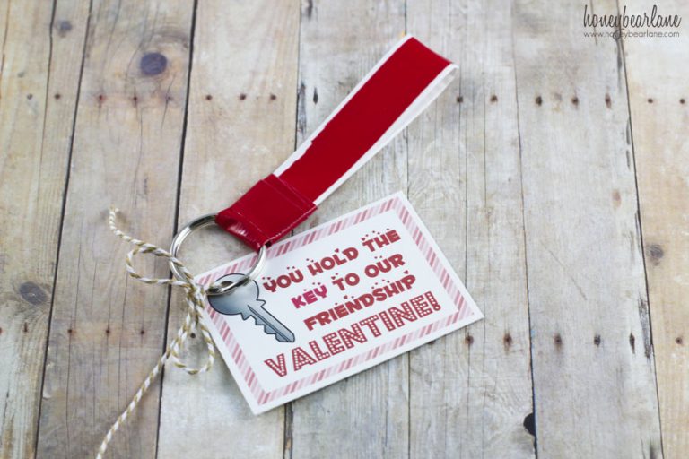 Duck Tape Keychain Valentine