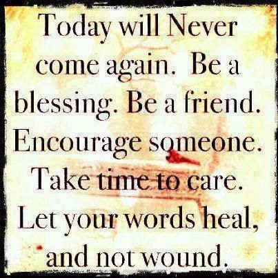 let your words heal, not wound