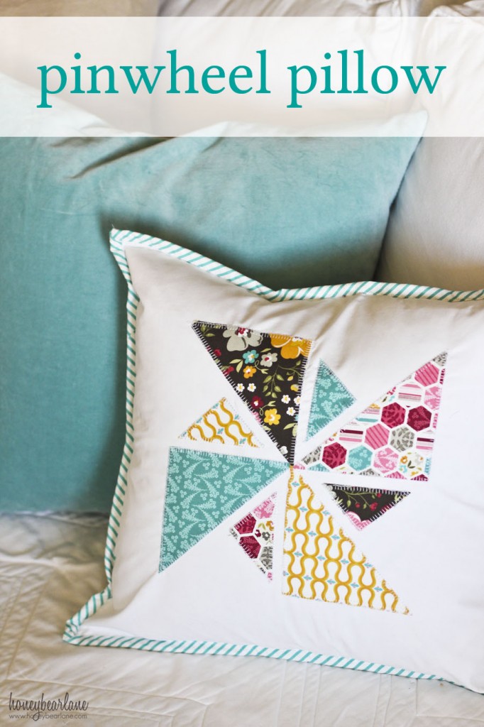 pinwheel pillow tutorial