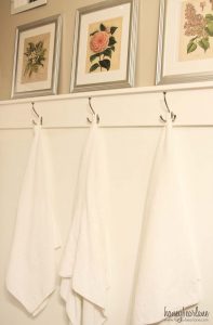 EASY DIY TOWEL HOOKS