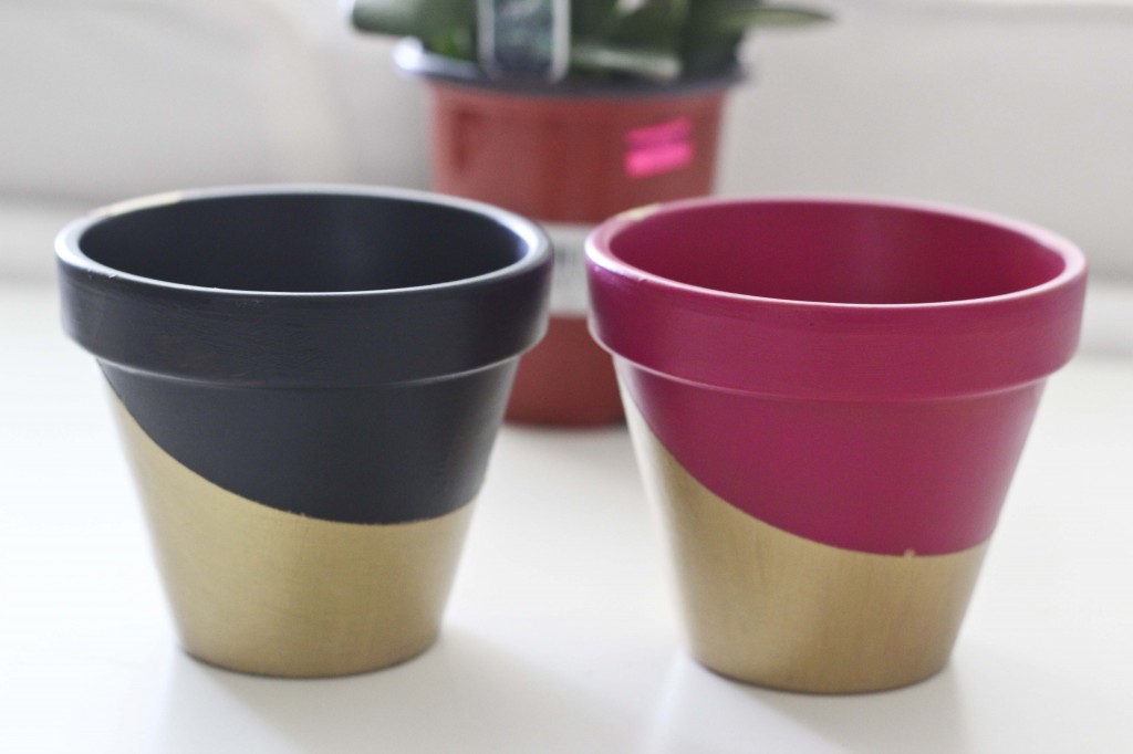 gold dipped flower pot_3