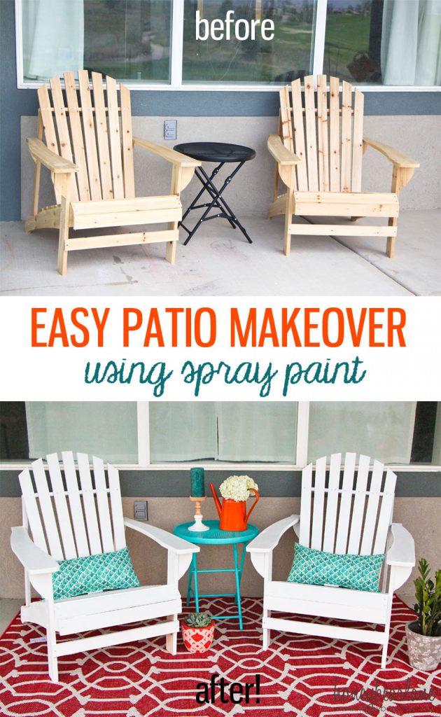 patio makeover before and after